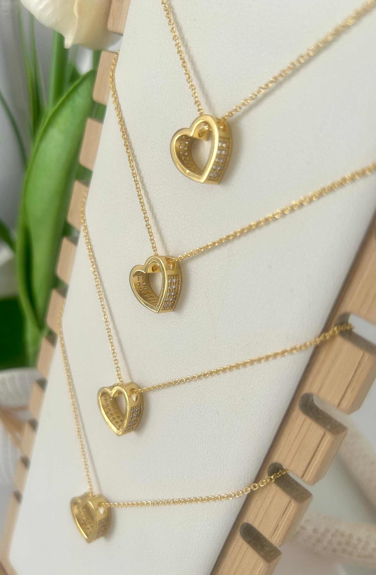 Floating Heart Necklace