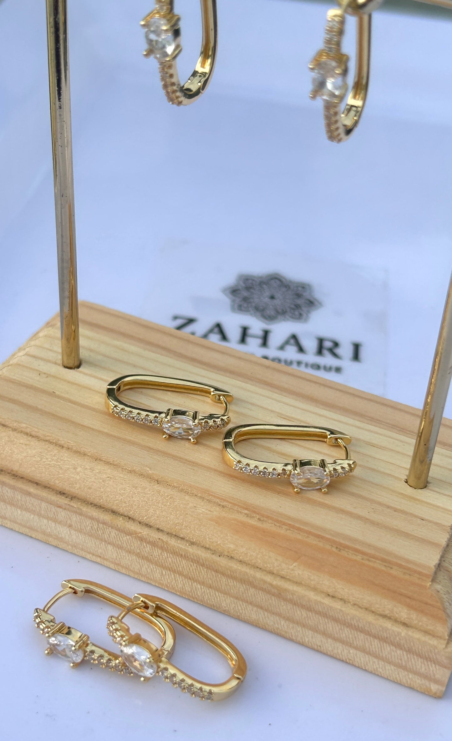 Oval Hoop Earrings