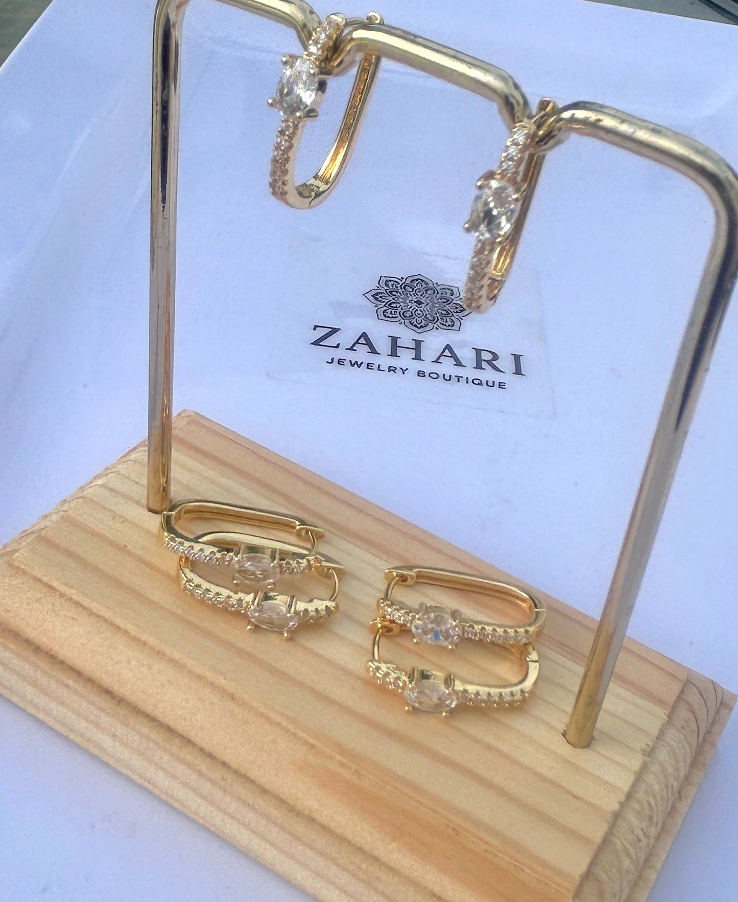 Oval Hoop Earrings