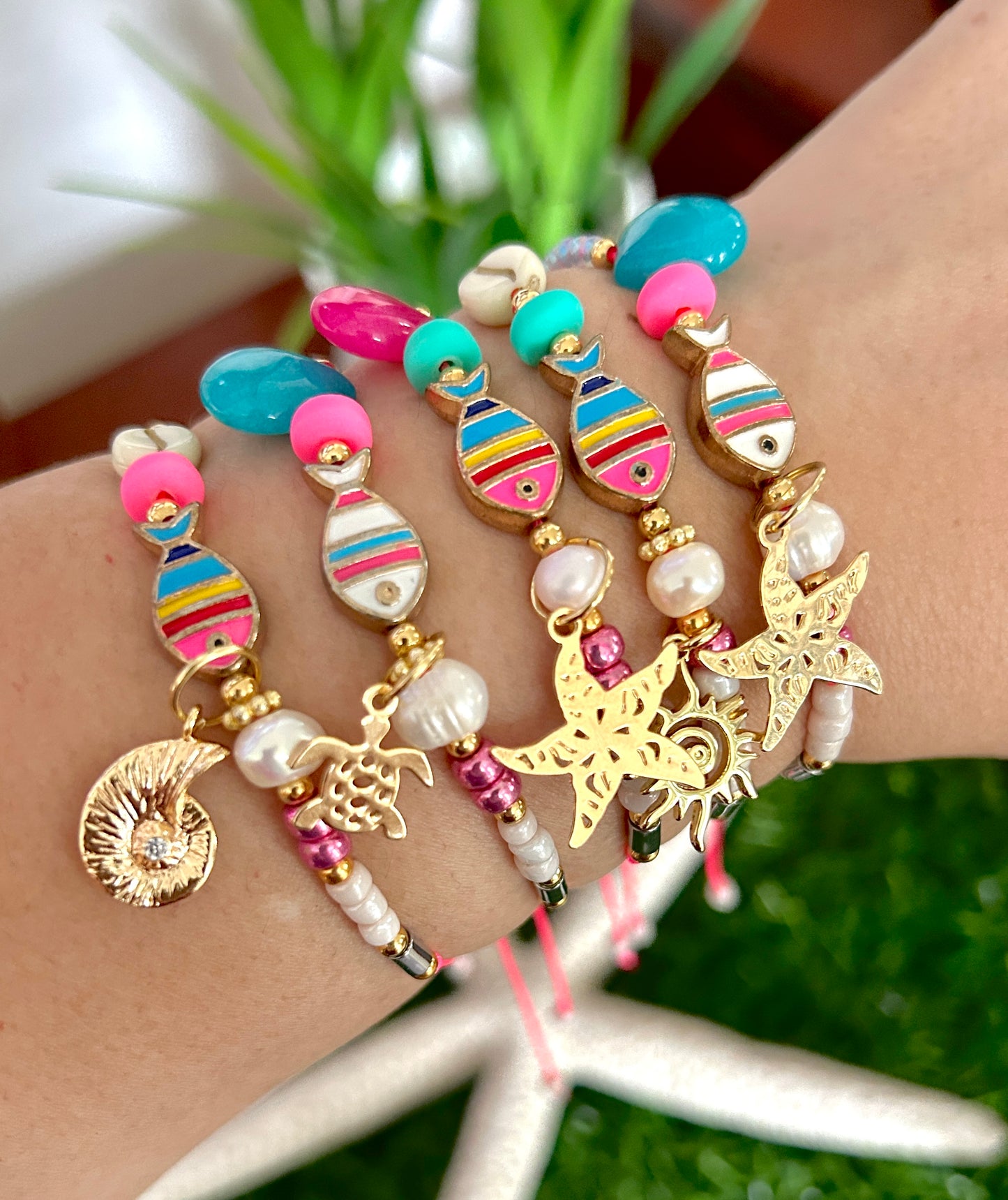 Tropical Charm Bracelets