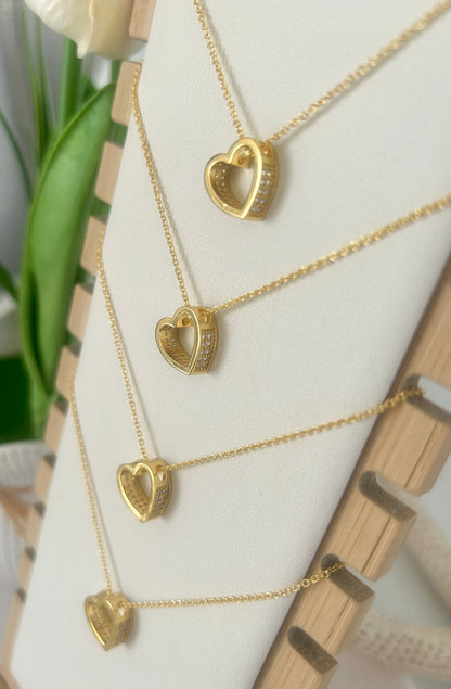 Floating Heart Necklace