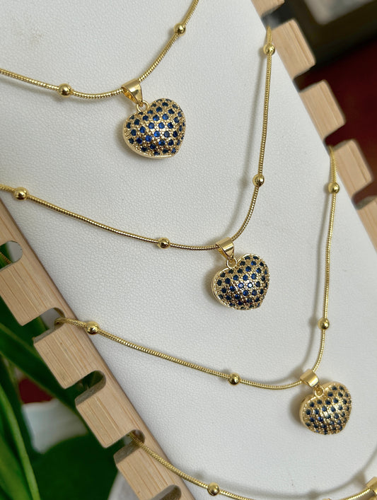 Bubble Heart Necklace