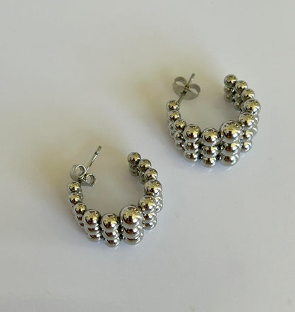 Juliana Earrings-Silver