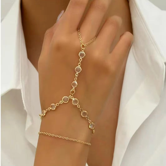 Rhinestone Handchain