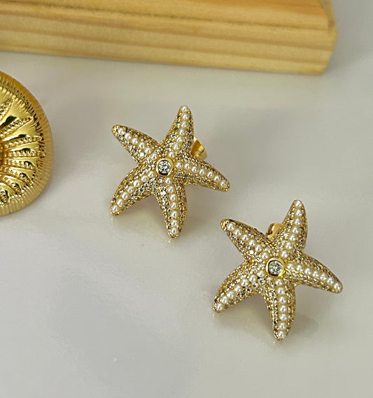 Starfish Stud Earrings