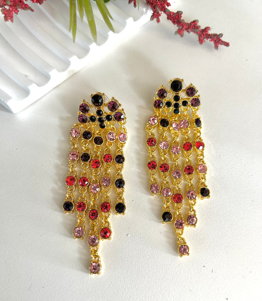 Multi-Color Chandelier Earrings