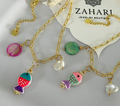Fishy Charm Necklace
