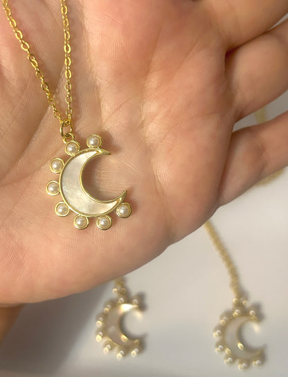 Pearl Moon Necklace