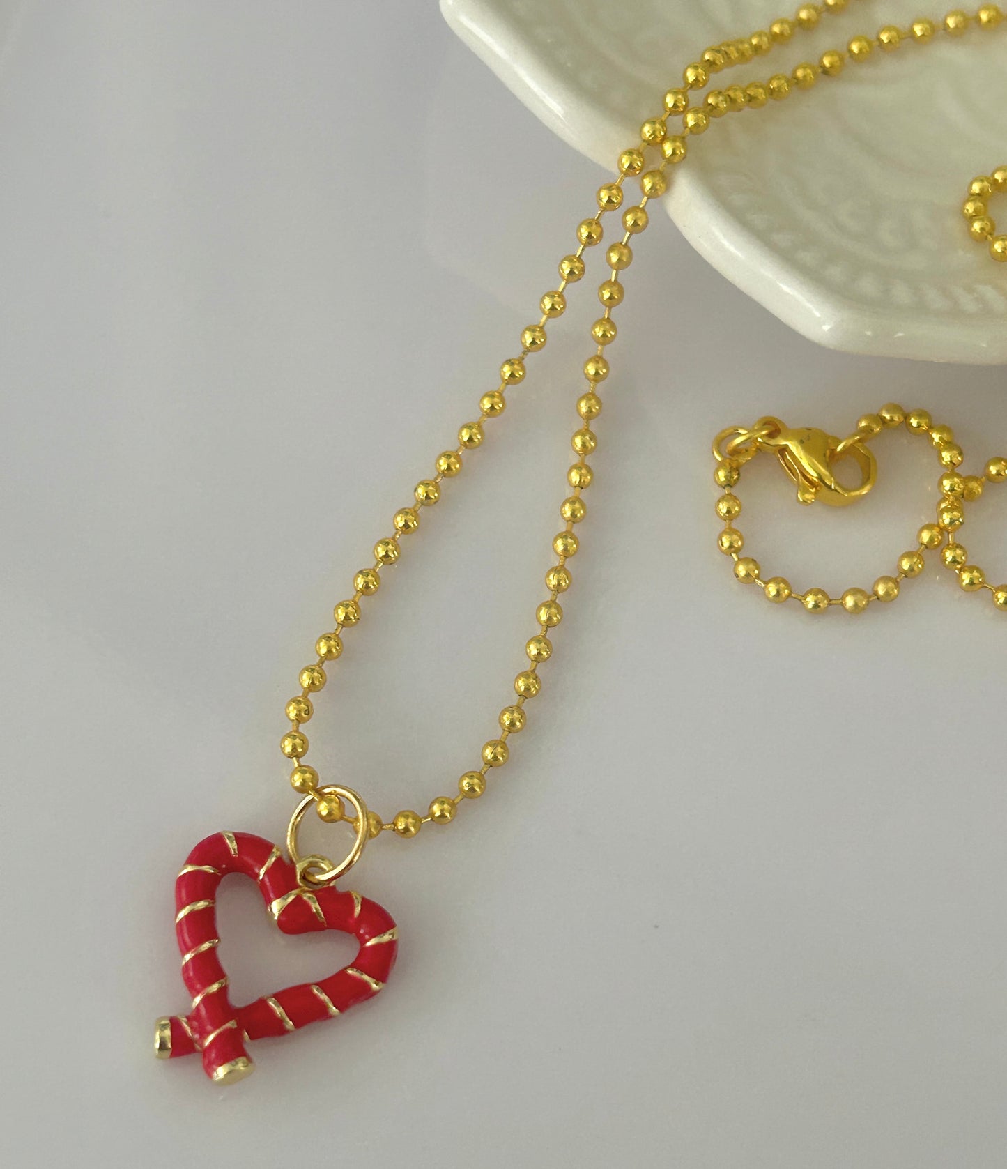 Red Heart Necklace