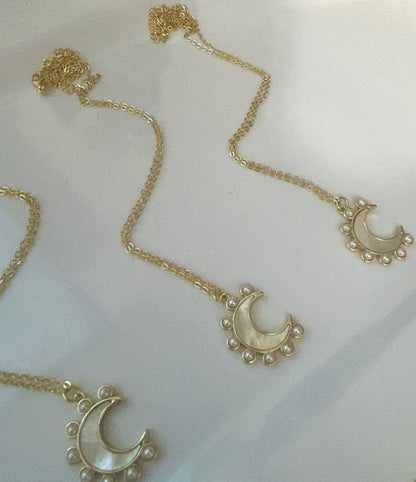 Pearl Moon Necklace