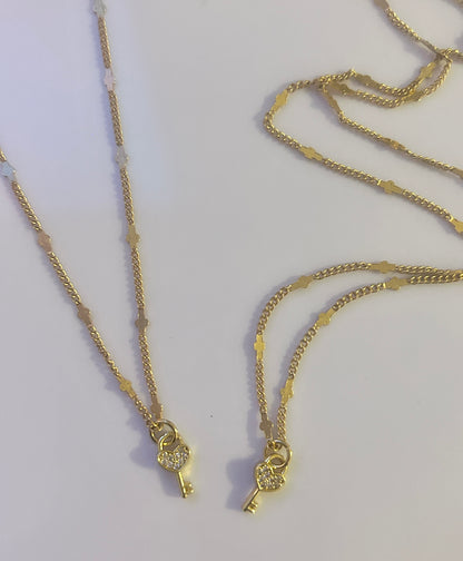 Heart Key Necklace